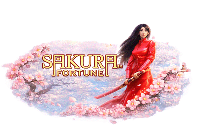Sakura Fortune japonski avtomat s samurajsko tematiko in prostoimi vrtljaji